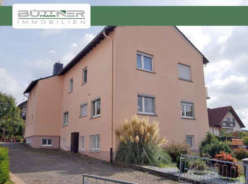 Ansicht eines Mehrfamilienhauses.