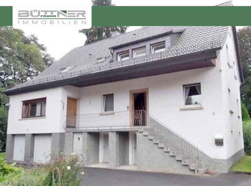 Ansicht eines Einfamilienhauses.